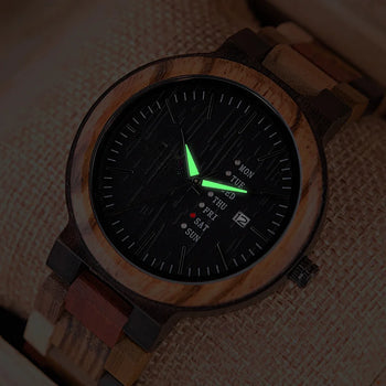 Unique Colorful Wood Watches For Men & Women Couple Watches